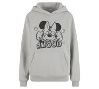 Merchcode Felpa 'Minnie Mouse Mood' grigio / nero / bianco Donna Merchcode M