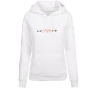 Merchcode Felpa 'Mothers Day - Best mom ever' rosso / nero / bianco Donna Merchcode L rosso / nero / bianco