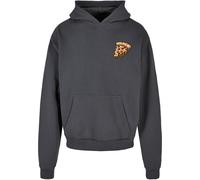 Merchcode Felpa 'Pizza Comic' miele / grigio scuro / smeraldo / rosso scuro Uomo - Abbigliamento - Taglie comode - Felpe Merchcode L