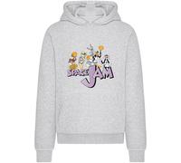 Merchcode Felpa 'Space Jam' giallo / grigio sfumato / lavanda / nero Uomo - Abbigliamento - Taglie comode - Felpe Merchcode S