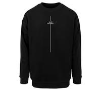 Merchcode Felpa 'Think Different' nero / bianco Uomo - Abbigliamento - Taglie comode - Felpe Merchcode S