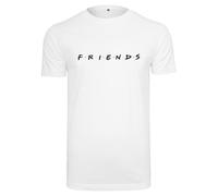 Merchcode Friends Logo Emb Té T-shirt IN Cotone Uomo Jersey Culto Serie Logo