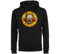 Merchcode Guns N' Rose Logo Felpa con Cappuccio da Uomo Logo Stampa Uomo