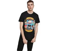 Merchcode Justice League Comic Crew Fit Tee, T-Shirt Men's, Black, XS