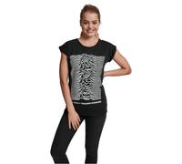 Merchcode Ladies Joy Division UP Tee Donna Top T-Shirt Cotone Jersey