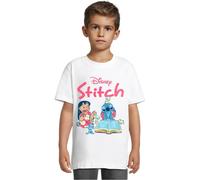 Merchcode Maglietta A Maniche Corte Lilo & Stitch Reading Time