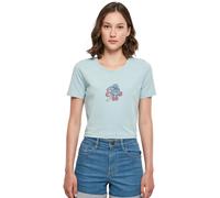 Merchcode Maglietta A Maniche Corte Lilo & Stitch Sitting On Flower