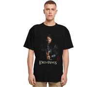 Merchcode Maglietta Il Signore degli Anelli Aragorn Oversize Tee MC1153 L Nero