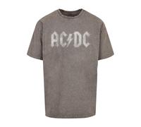 Merchcode Maglietta 'ACDC' grigio / bianco sfumato Uomo Merchcode M
