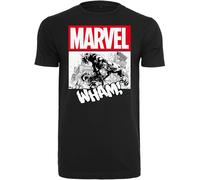 Merchcode Maglietta Avengers Smashing Hulk Tee Nero XS Nero