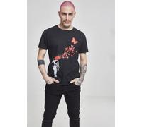 Merchcode Maglietta brandizzata - Banksy's Graffiti Butterfly Tee Black XS Nero