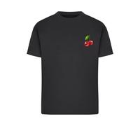 Merchcode Cherries 2 Short Sleeve T-shirt Nero M Donna