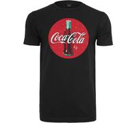 Merchcode Maglietta Coca Cola Bottiglia Logo Tee 4XL Nero