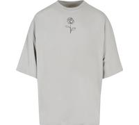 Merchcode Maglietta con rose di primavera L Grigio