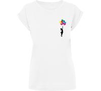 Merchcode Maglietta da donna Girl Floating Awayite XL Bianco