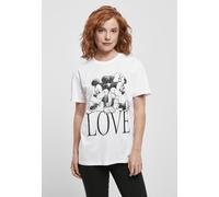 Merchcode Maglietta da donna Ladies Minnie Loves Mickey Tee Rosa Marshmallow XL Rosa