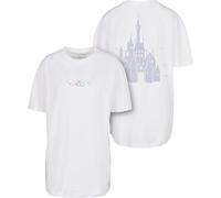 Merchcode Maglietta da donna Maglietta da donna Disney 100 Castle Tee L Bianco