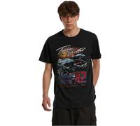 Merchcode Maglietta da Uomo Knight Rider Turbo Booster, vestibilità Normale, in Cotone, con Scollo Rotondo e Stampa Frontale, Casual, a Maniche Corte