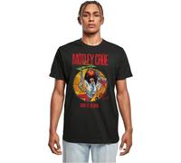 Merchcode Maglietta da Uomo Motley Crue - Allister Fiend SATD, Girocollo, vestibilità Regolare, 100% Cotone, L