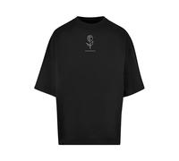 Merchcode T-shirt Primavera Tulipano Fiore enorme Tee MP0007566 XL Nero