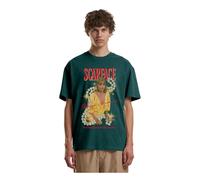 Merchcode Maglietta da Uomo Scarface Elvira Hancock - Oversized Streetwear Loose Fit con Spalle e Scollo Rotondo, Maglietta Grafica a Maniche Corte