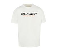 Merchcode Maglietta 'Fathers Day - Call of Daddy' arancione / nero / bianco Uomo Merchcode XXL arancione / nero / bianco