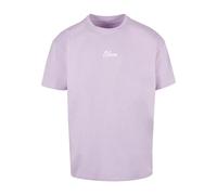 Merchcode Maglietta 'Flowers Bloom' lilla chiaro / bianco Uomo Merchcode L