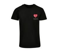 Merchcode Maglietta 'Football - Turkey' rosso / nero / bianco Uomo Merchcode XL rosso / nero / bianco