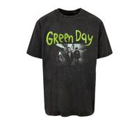 Merchcode Maglietta 'Green Day Dookie Anniversary' verde erba / nero / bianco Uomo - Abbigliamento - Taglie comode - Maglie e T-shirt Merchcode L