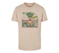Merchcode Maglietta 'Green Day Dookie Cover' sabbia / giallo / verde / rosso Uomo - Abbigliamento - Taglie comode - Maglie e T-shirt Merchcode S