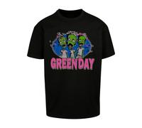 Merchcode Maglietta 'Green Day Zombie' blu / verde / rosa / nero Uomo - Abbigliamento - Taglie comode - Maglie e T-shirt Merchcode 4XL
