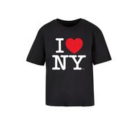 Merchcode Mc1086-ladies I Love NY Tee T-Shirt, Nero, L Donna
