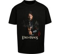 Merchcode Maglietta Il Signore degli Anelli Aragorn Oversize Tee MC1153 S Nero