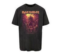 Merchcode Maglietta 'Iron Maiden - Mummy' antracite / melanzana / arancione / rosso Uomo Merchcode XL