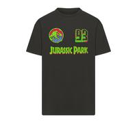 Merchcode Maglietta 'Jurassic Park' colori misti / nero Uomo Merchcode XXL