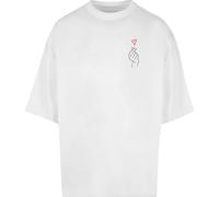 Merchcode Maglietta K Heart Huge Tee MP0007485 3XL Bianco