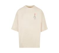 Merchcode Maglietta 'K Heart' rosso / nero / bianco lana Uomo Merchcode XXL
