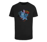 Merchcode Maglietta 'Lilo & Stitch Easily Distracted' colori misti / nero Uomo Merchcode S