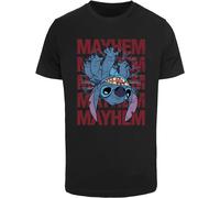 Merchcode Maglietta Lilo & Stitch Mayhem Tee MC1244 M Nero
