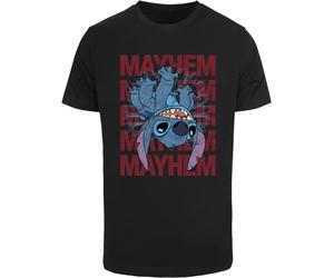 Merchcode Maglietta Lilo & Stitch Mayhem Tee MC1244 S Nero