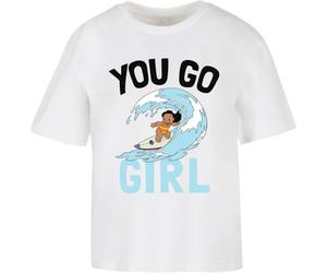 Merchcode Maglietta Lilo & Stitch You Go Girl Tee MC1241 XS Bianco