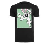 Merchcode Maglietta 'Looney Tunes Bugs Bunny Funny Face' colori misti / nero Uomo - Abbigliamento - Taglie comode - Maglie e T-shirt Merchcode XL