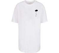 Merchcode Maglietta 'Love In The Air' nero / bianco Donna Merchcode 4XL nero / bianco