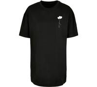 Merchcode Maglietta 'Love In The Air' nero / bianco Donna Merchcode 5XL nero / bianco