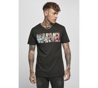 Merchcode Maglietta Marvel Logo Character Tee Nero XL Nero
