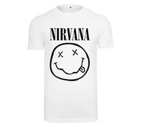 Merchcode Maglietta 'Nirvana' nero / bianco Uomo - PROMO - Maglie e T-shirt - T-shirt Merchcode XL