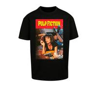 Merchcode Maglietta 'Pulp Fiction Poster' beige / giallo / rosso carminio / nero Uomo - Abbigliamento - Taglie comode - Maglie e T-shirt Merchcode 4XL