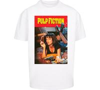 Merchcode Maglietta Pulp Fiction Poster Oversize Tee MC896 XS Bianco
