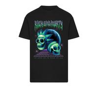 Merchcode Maglietta 'Rick & Morty Skull' blu reale / verde chiaro / lilla / nero Uomo Merchcode XS