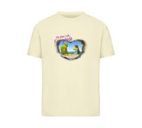 Merchcode Maglietta 'Shrek the real life Fairytale' giallo chiaro / colori misti Donna Merchcode L